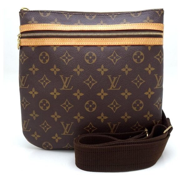 Authentic Louis Vuitton Monogram Bosphore Pochette Messenger Bag - Picture 1 of 17